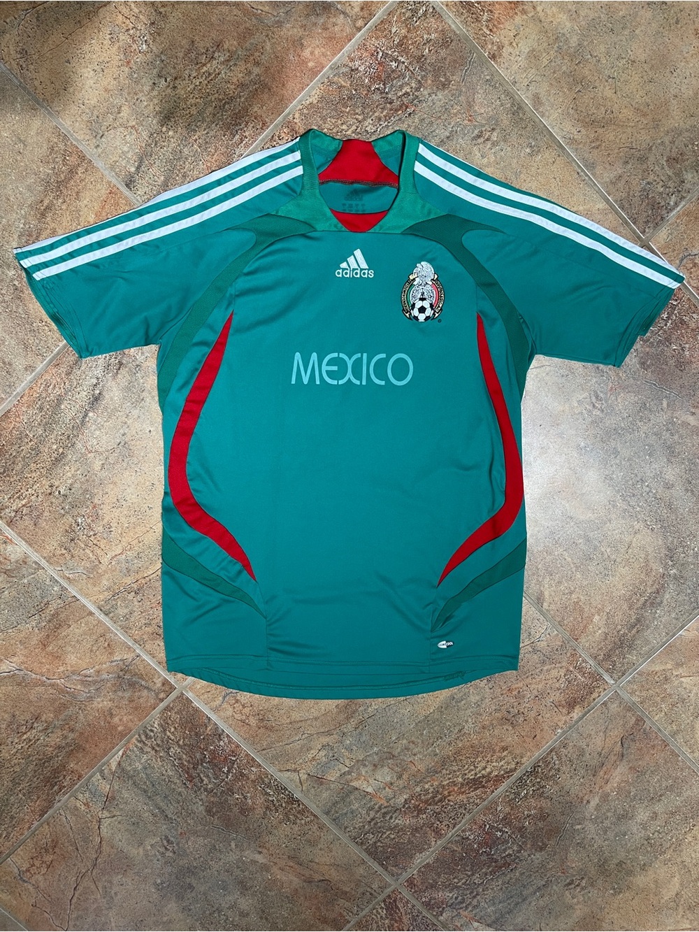 2007 Adidas Mexico Home  Soccer Jersey